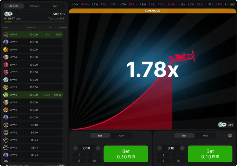 Original Aviator Screenshot